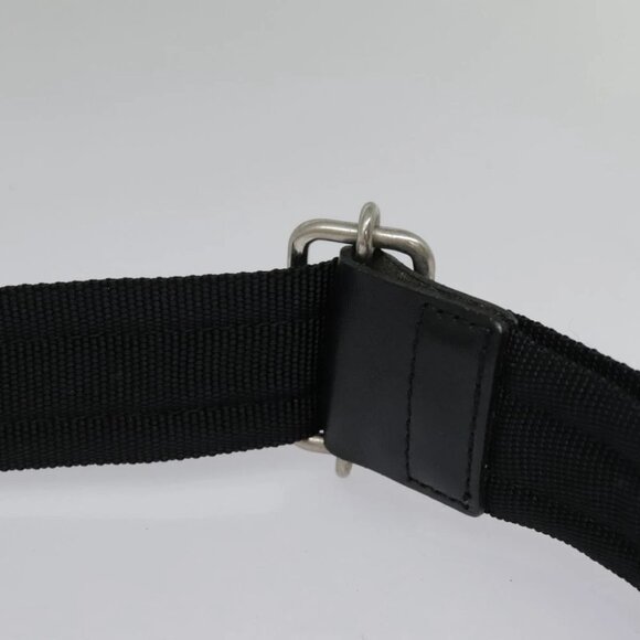 BURBERRY Nova Check Shoulder Bag Canvas Leather Beige Black Auth hk1703 - Picture 12 of 15